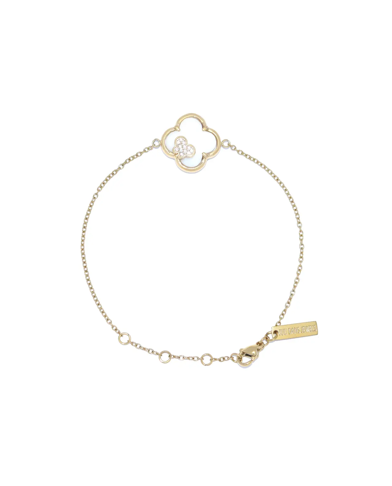 Clover Armband Wit