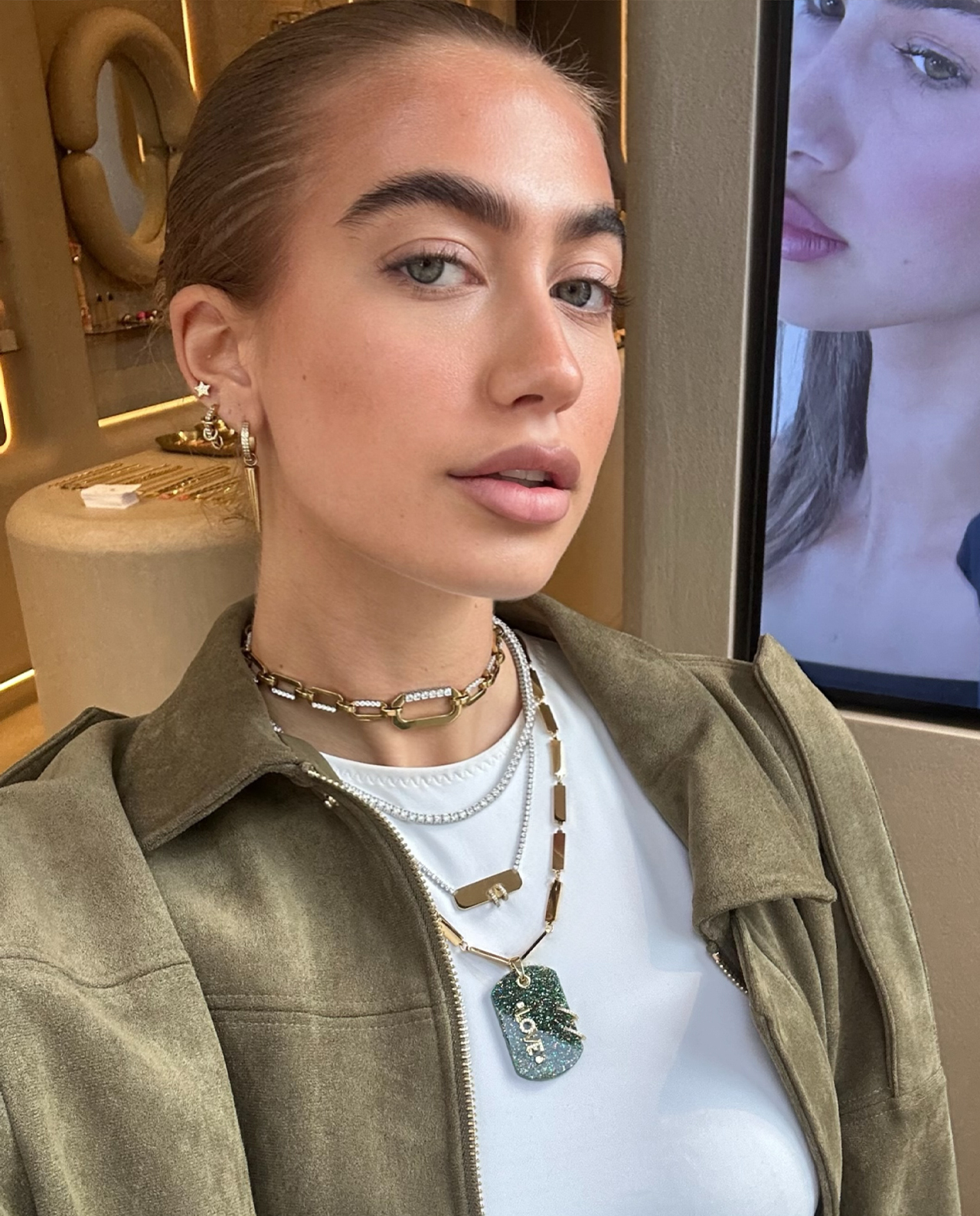 Loulou Choker Ketting Goud