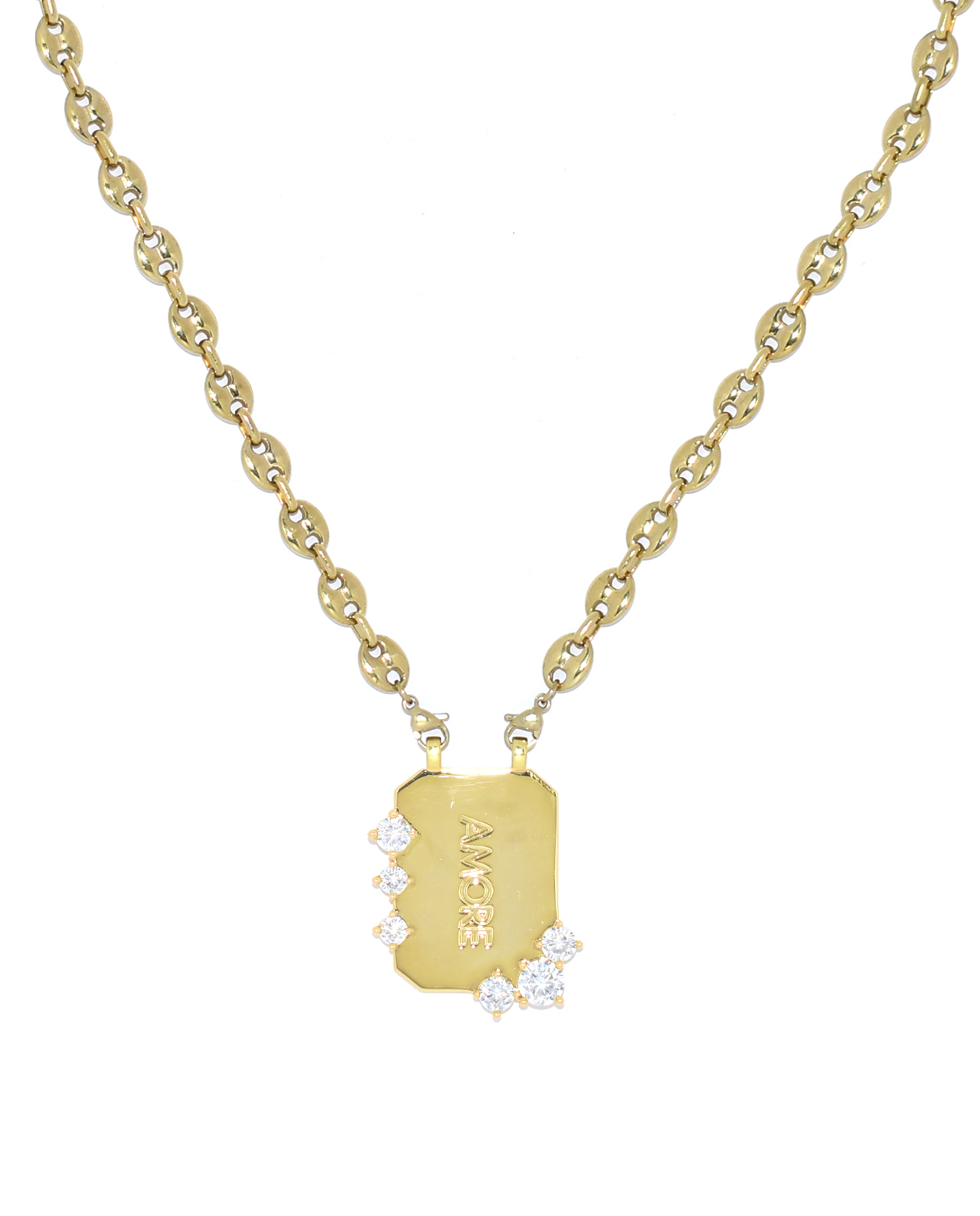 Amore Gemstone Ketting (6 Variaties)