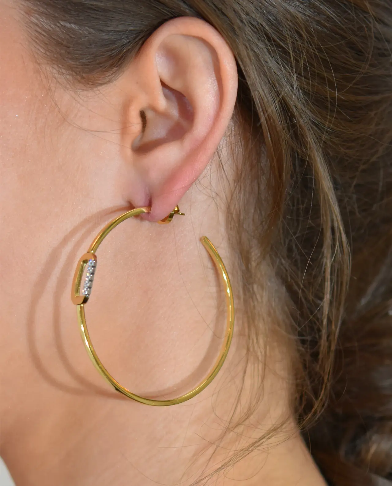 Loulou Ring Oorbellen Goud