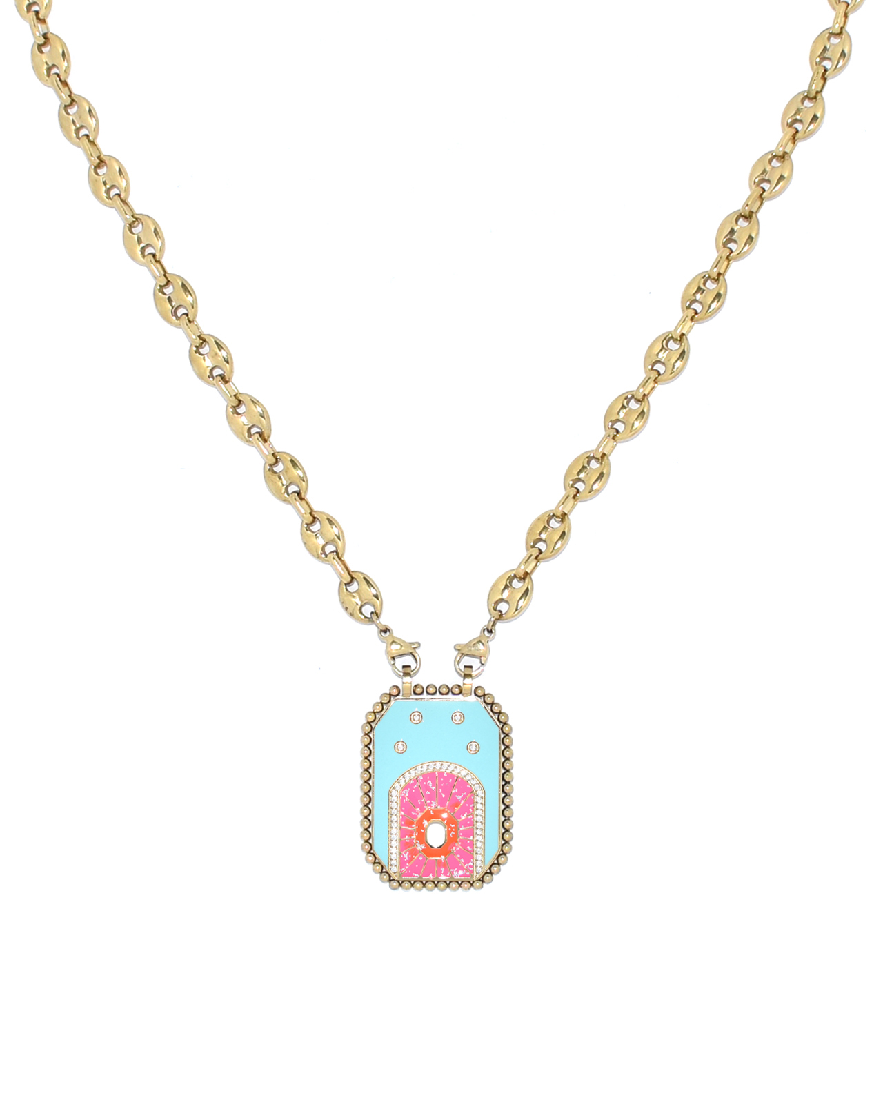 Cher Ketting Multicolor Turquoise Roze (6 Variaties)