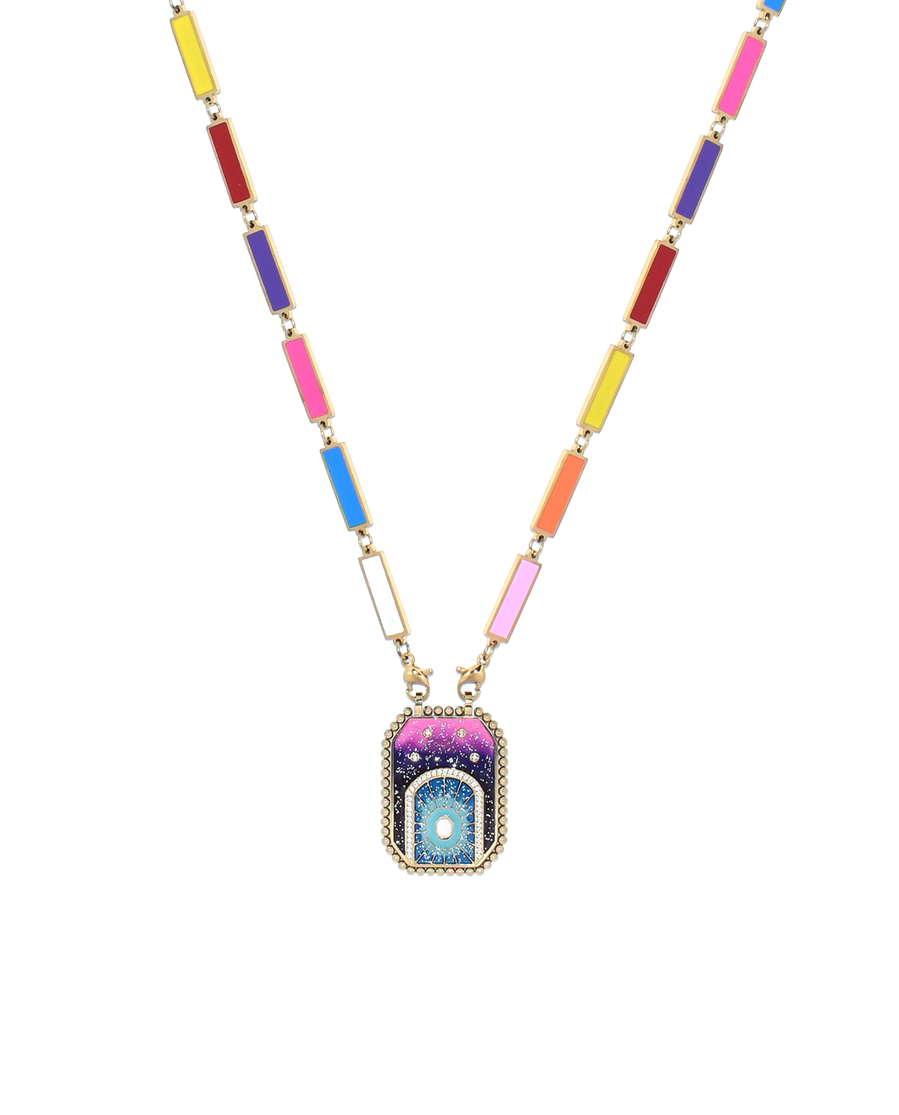 Cher Ketting Multicolor Paars (6 Variaties)