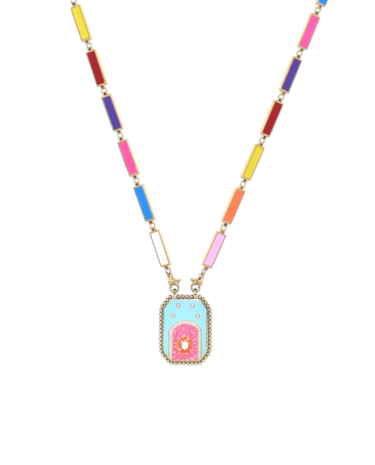 Cher Ketting Multicolor Turquoise Roze (6 Variaties)