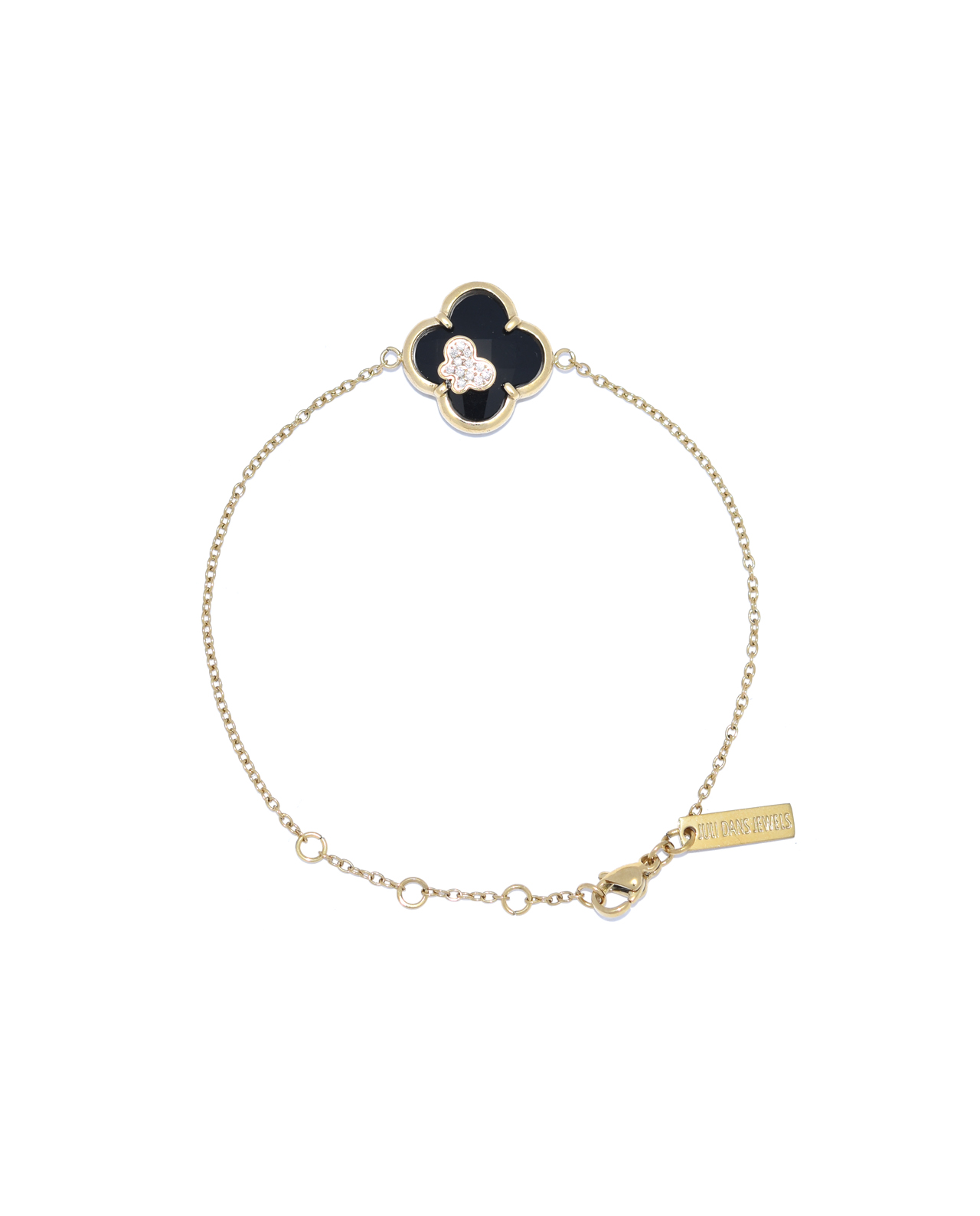 Clover Armband Zwart