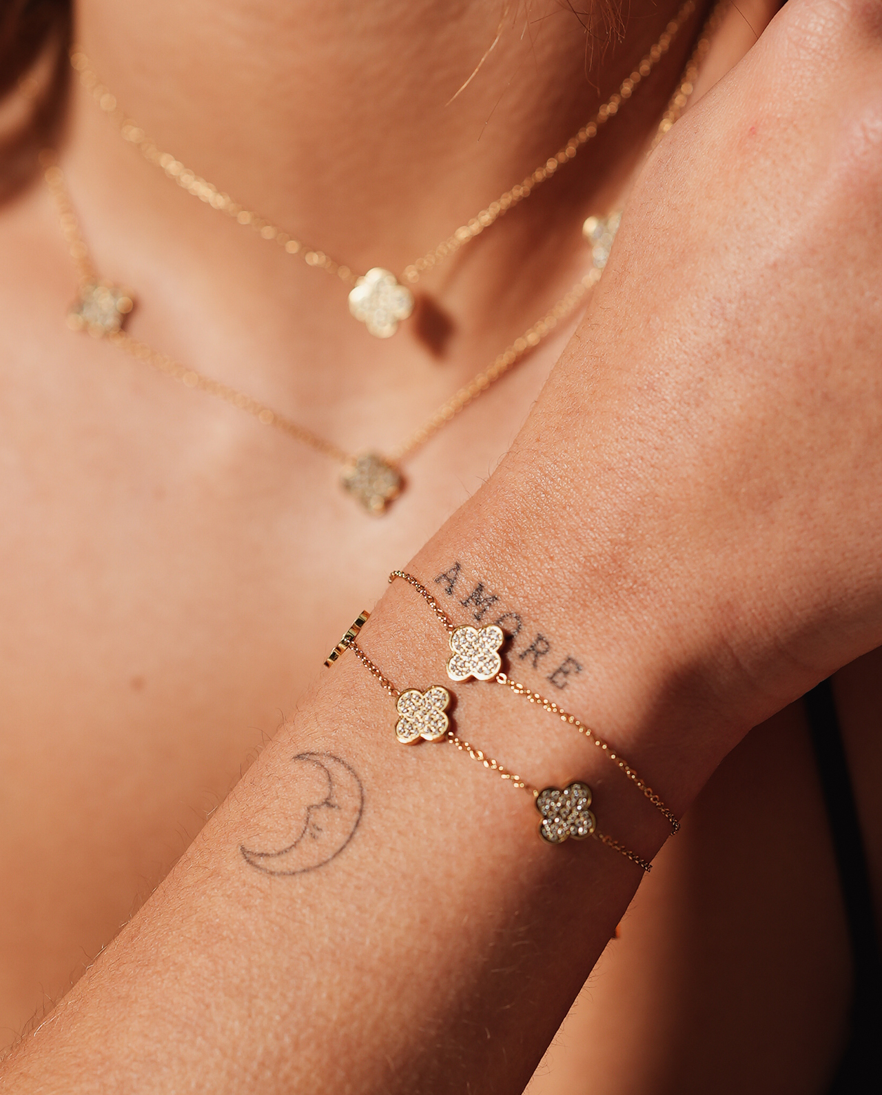 Mini Loulou Ketting Goud
