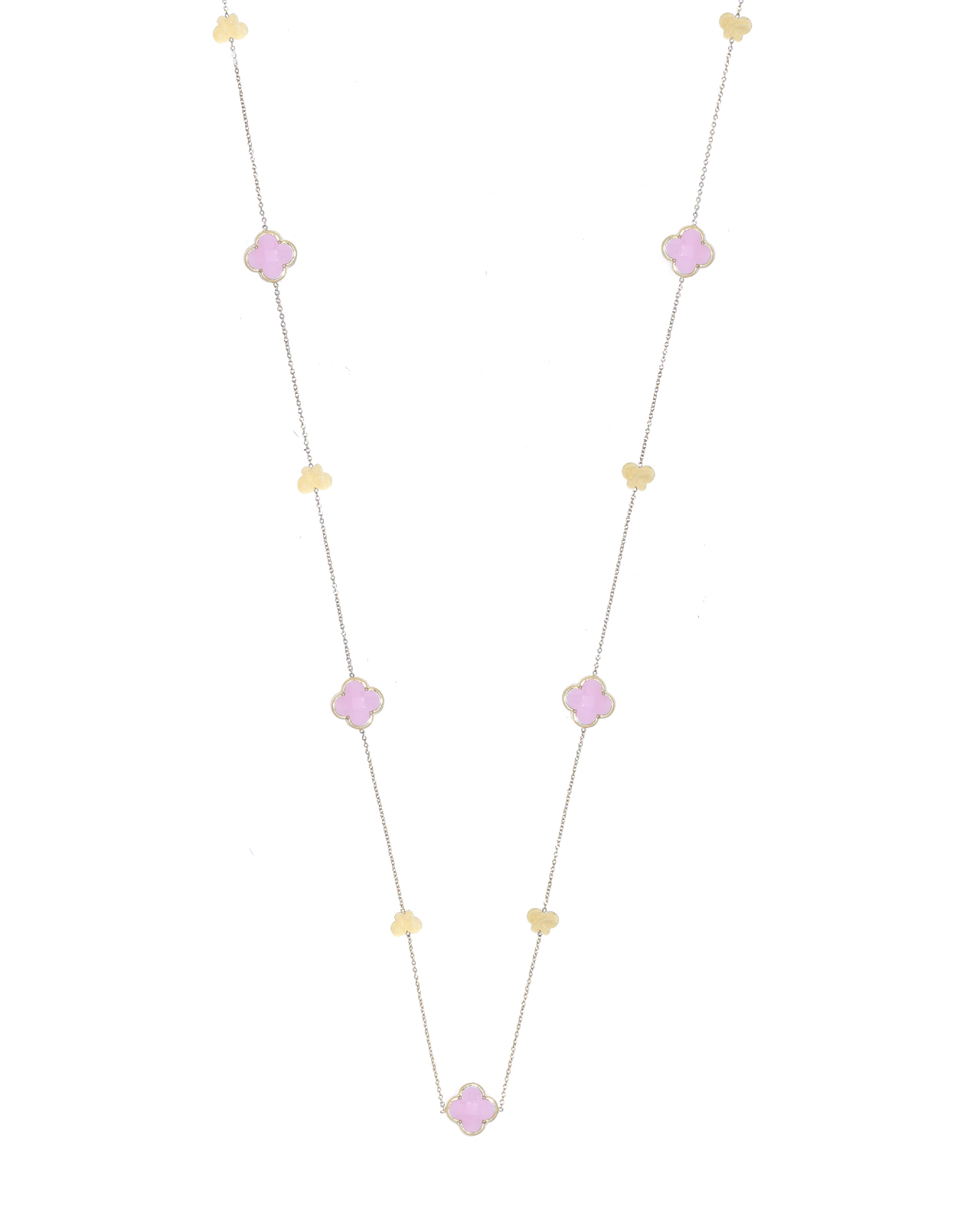 Clover Ketting Baby Roze (Lang)