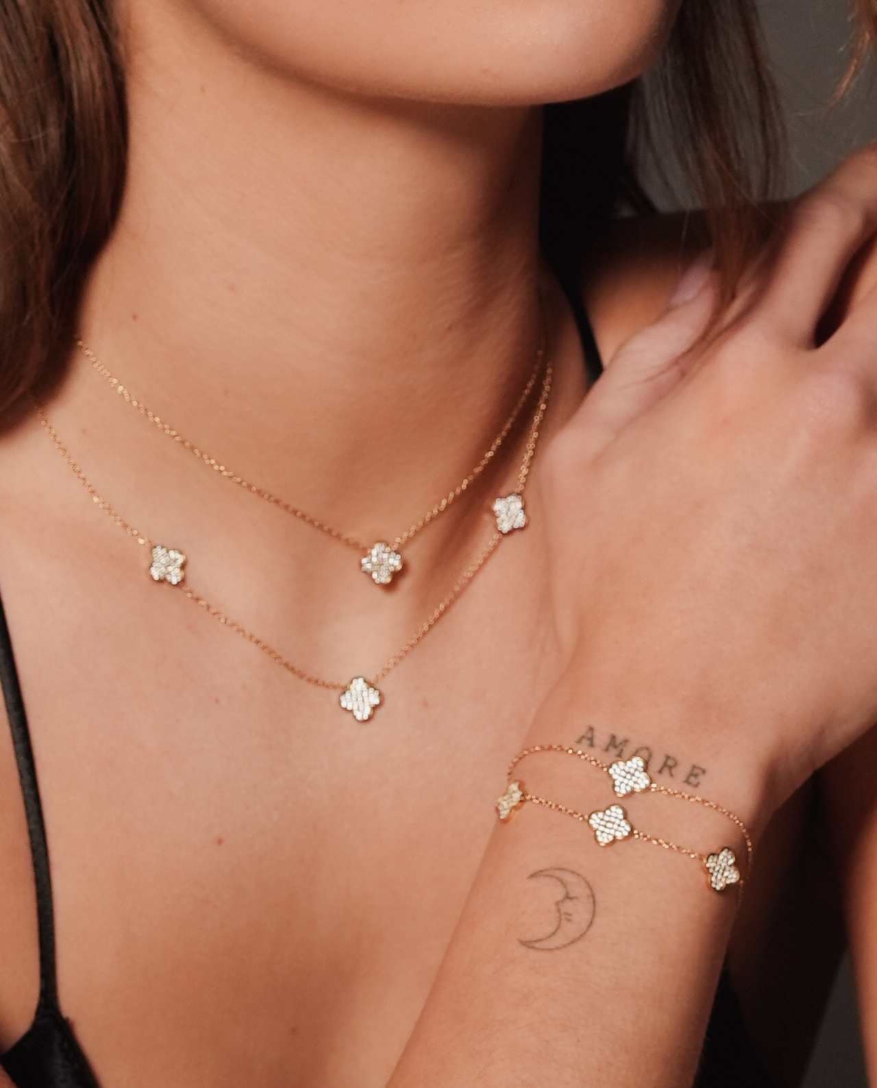 Mini Loulou Ketting Goud