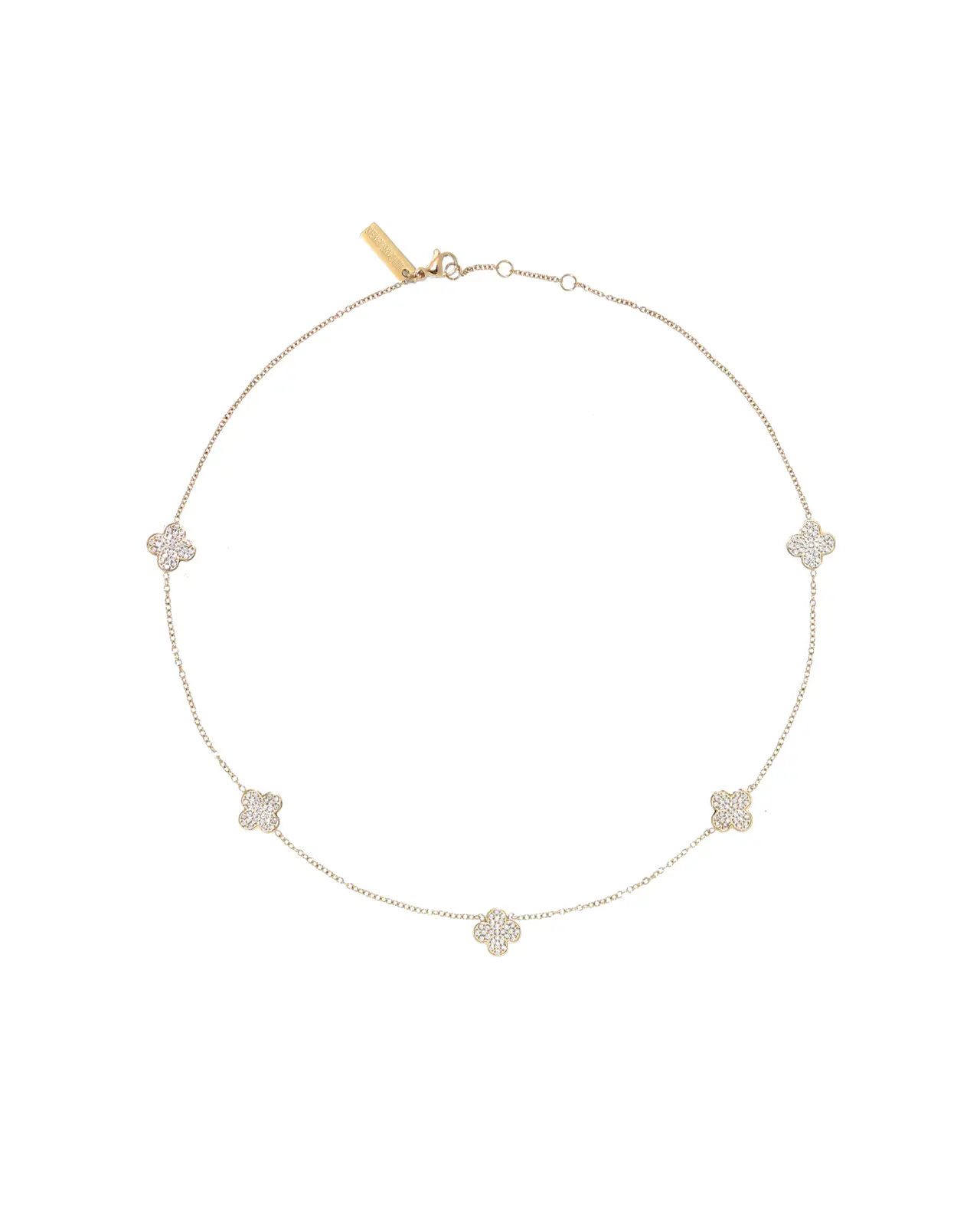 Trèfle Clover Ketting Goud