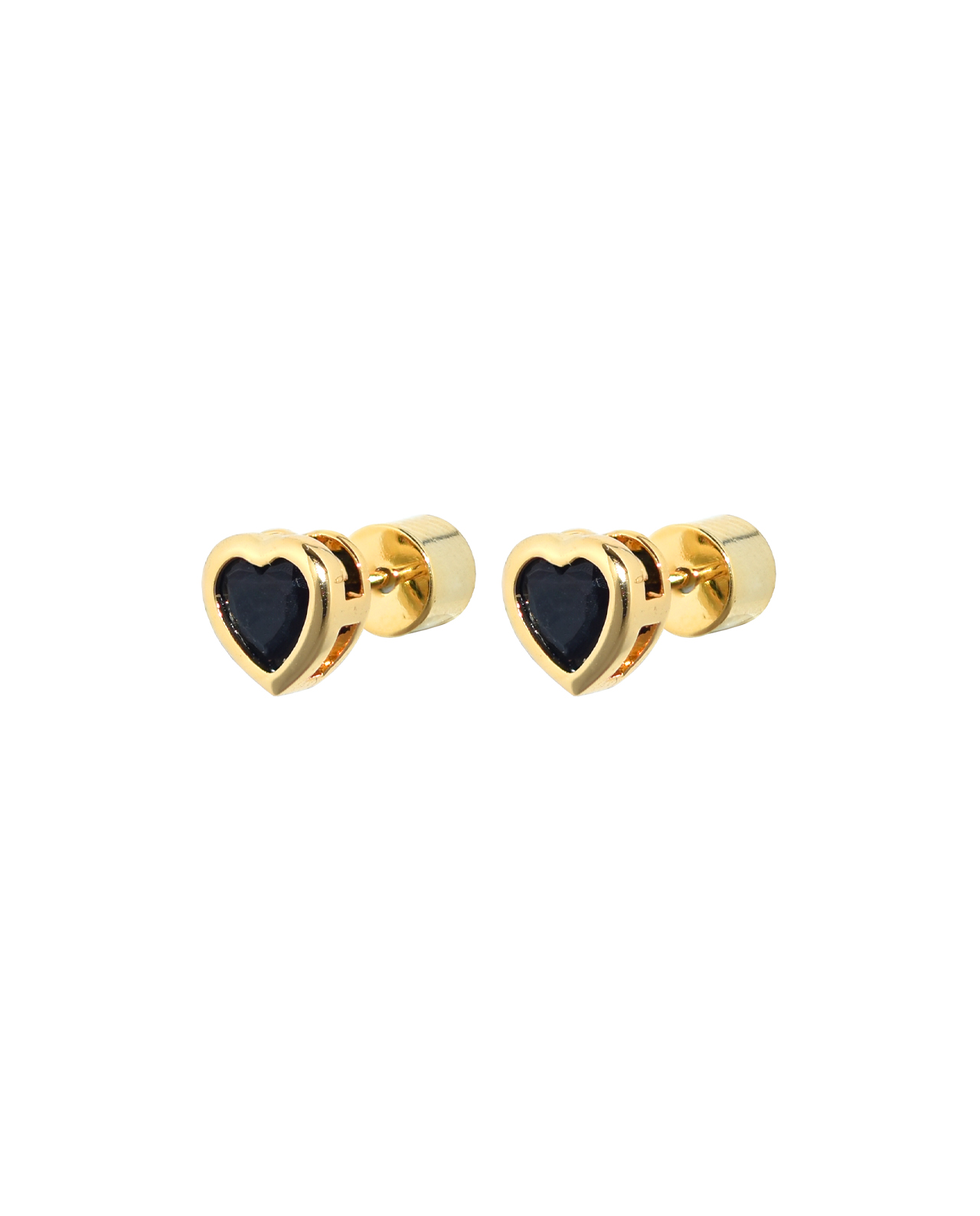 Heart Oorbellen Zwart