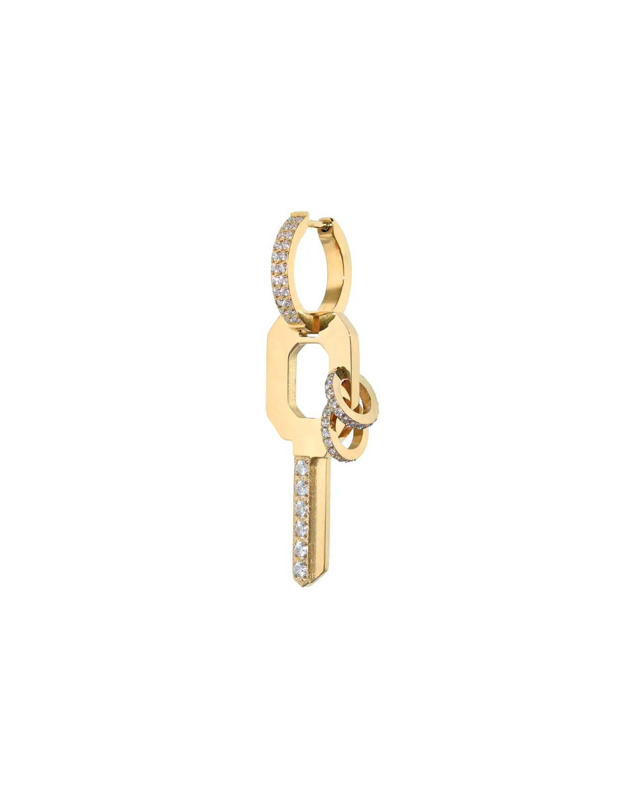 Isabelle Key Oorbel Goud