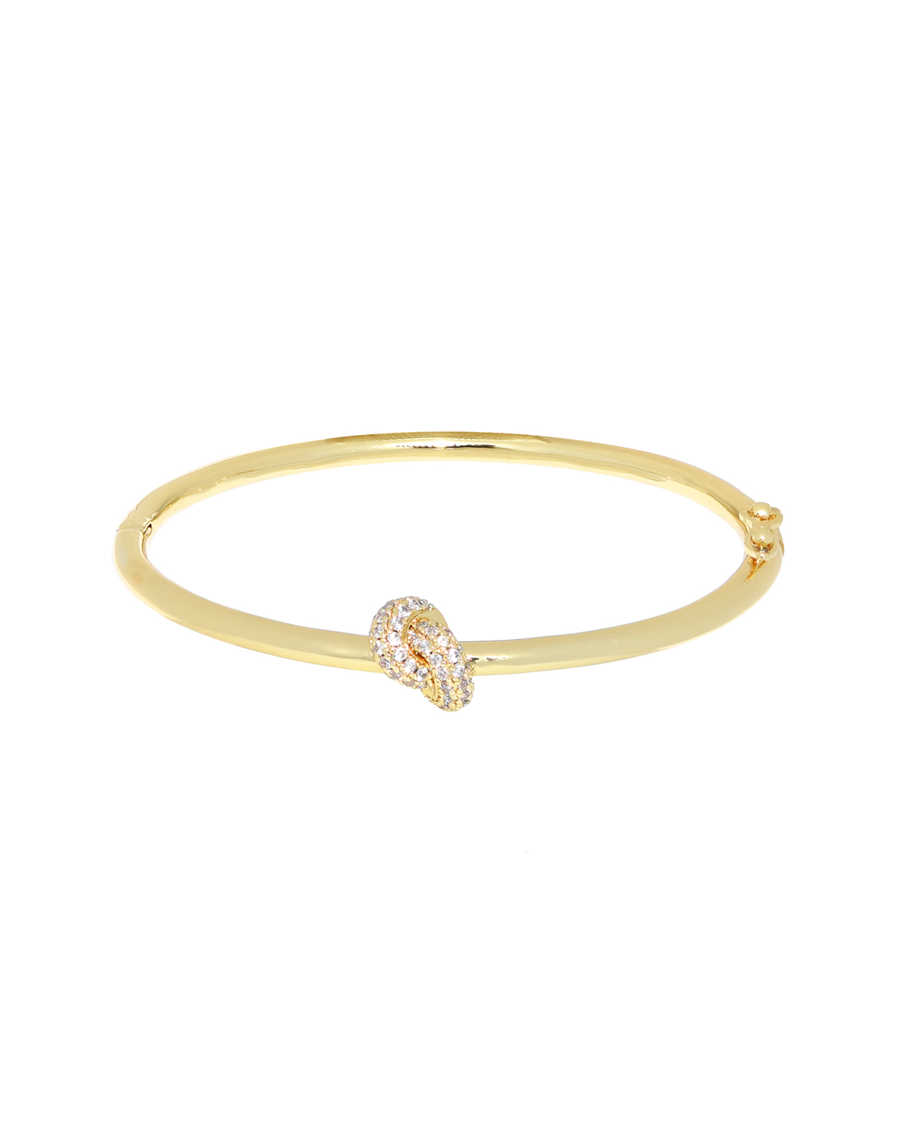 Knot Gemstone Armband Goud