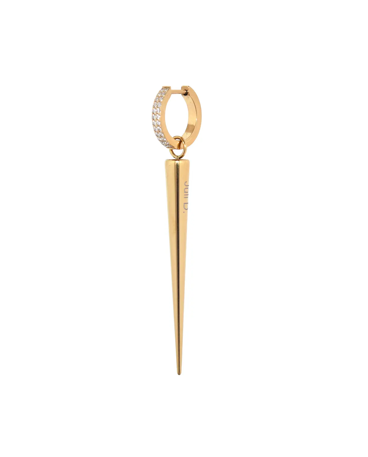 Lange Ice Oorbel Goud