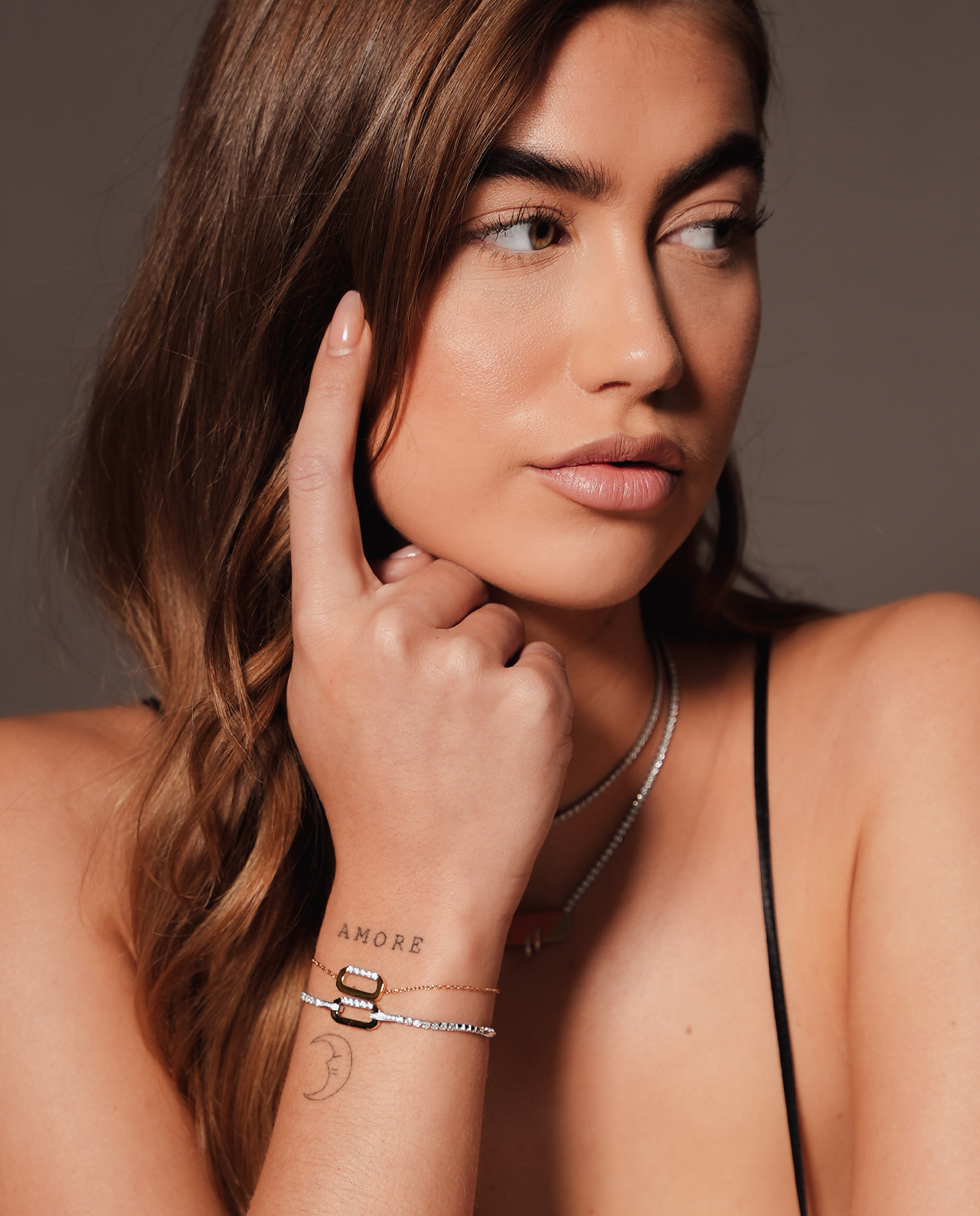 Mini Loulou Ketting Goud