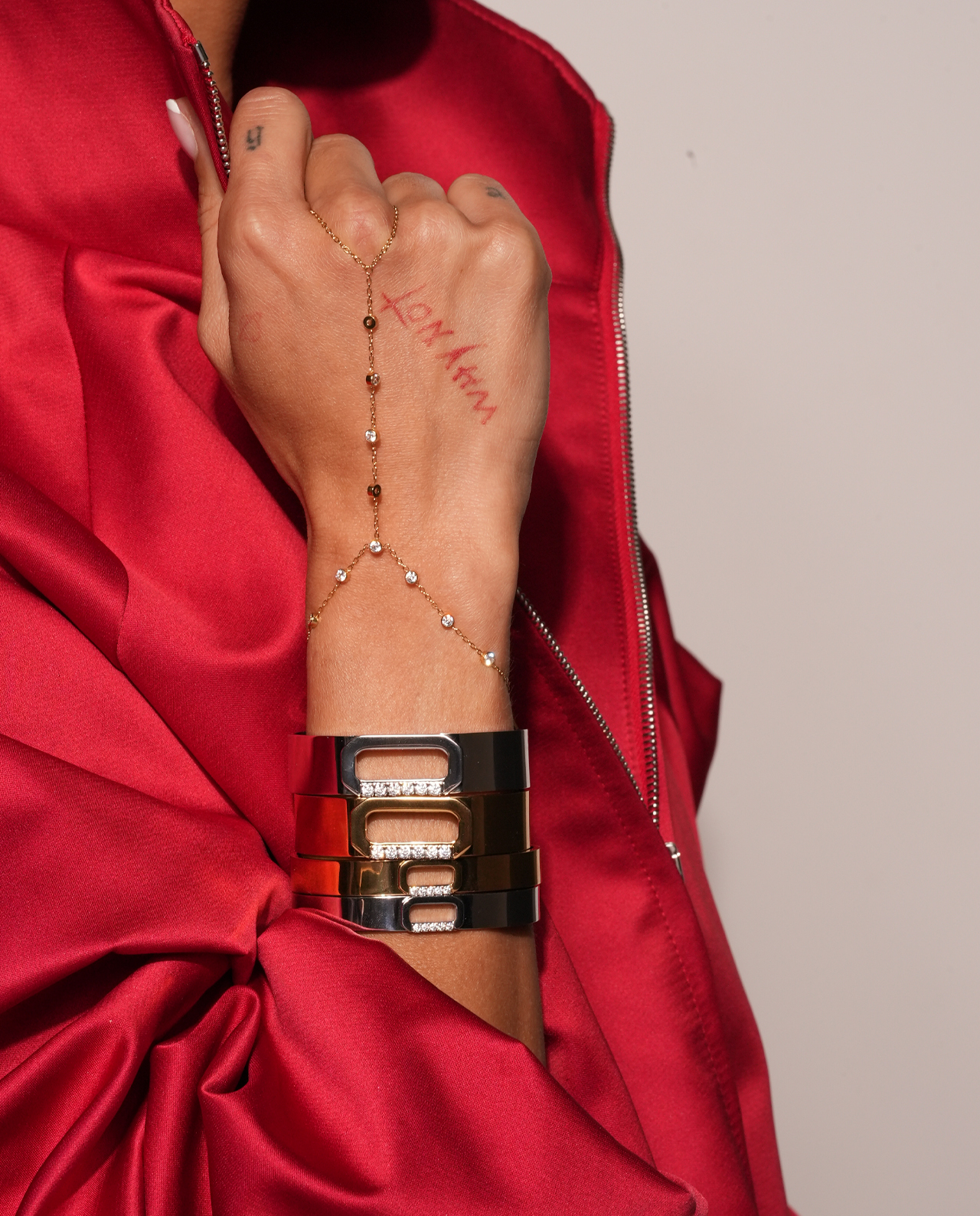 Loulou Hoop Armband Zilver