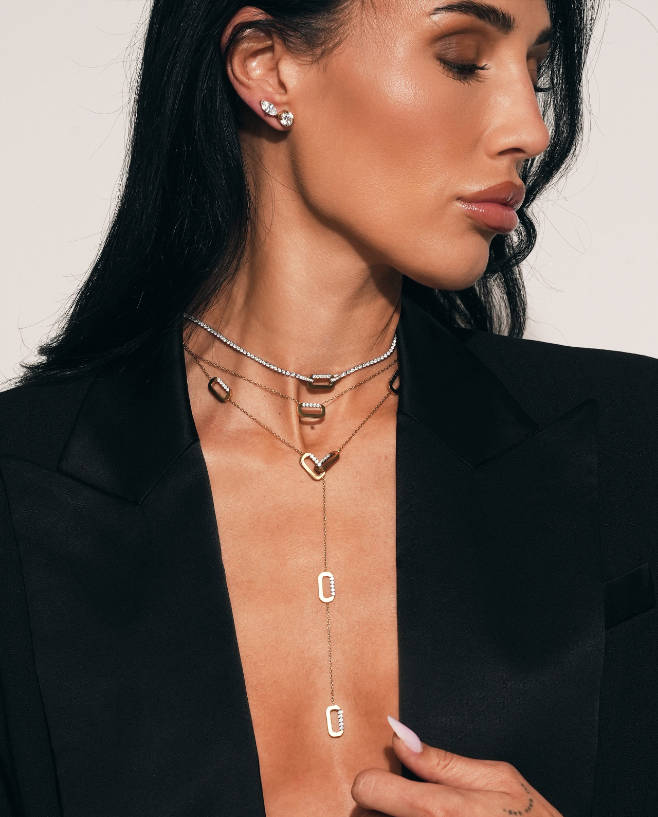 Mini Loulou Ketting Goud