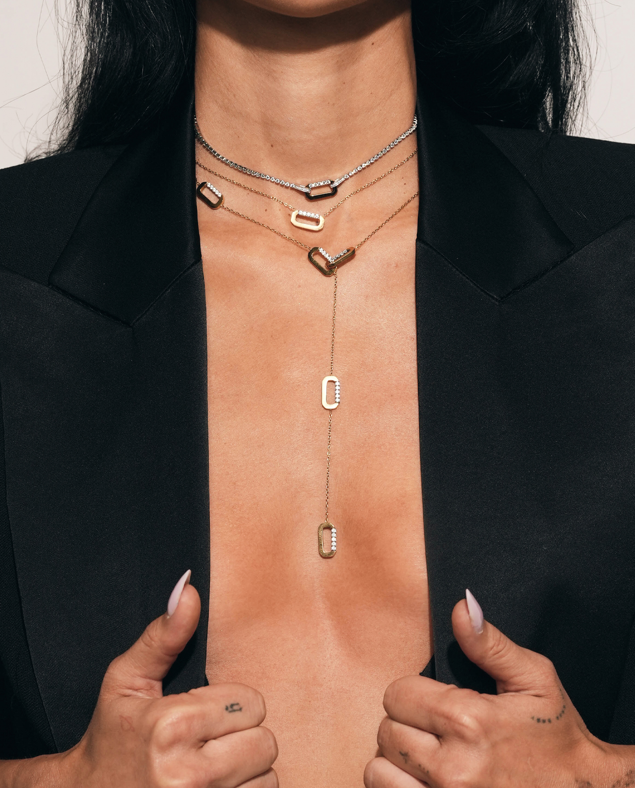 Mini Loulou Ketting Goud