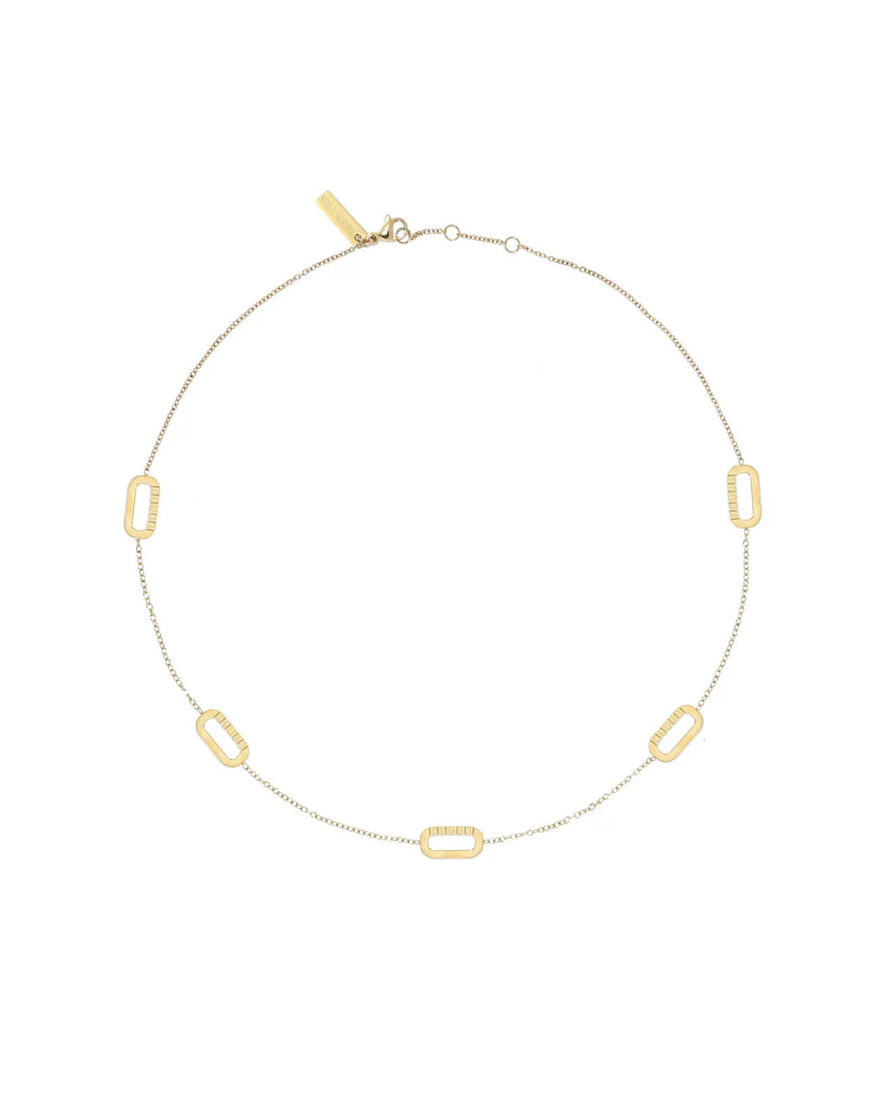Mini Loulou Choker Ketting Goud