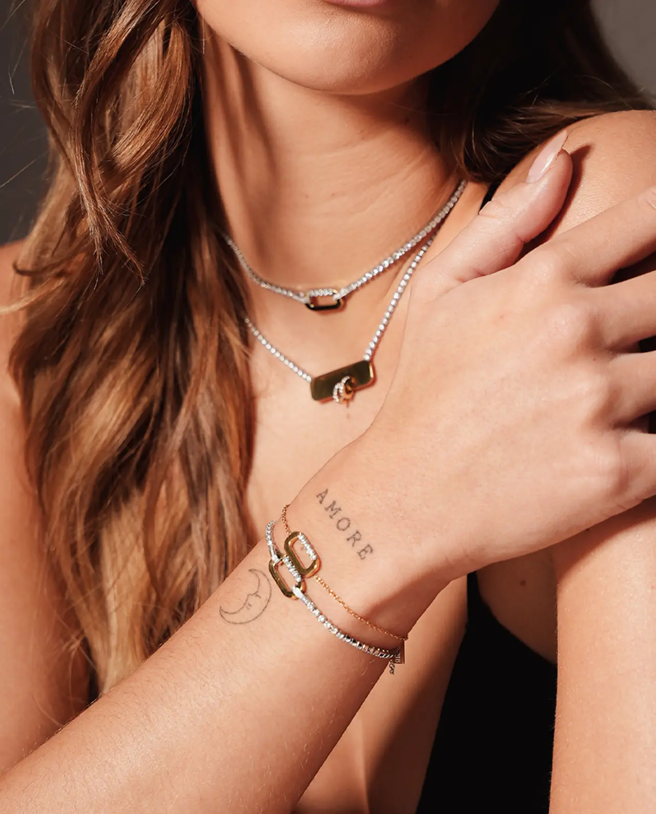 Mini Loulou Ketting Goud