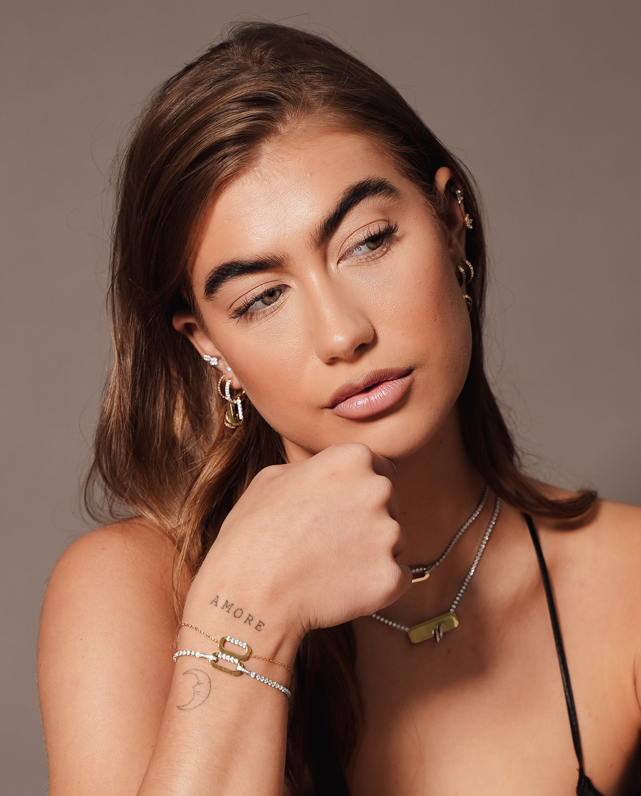 Mini Loulou Ketting Goud