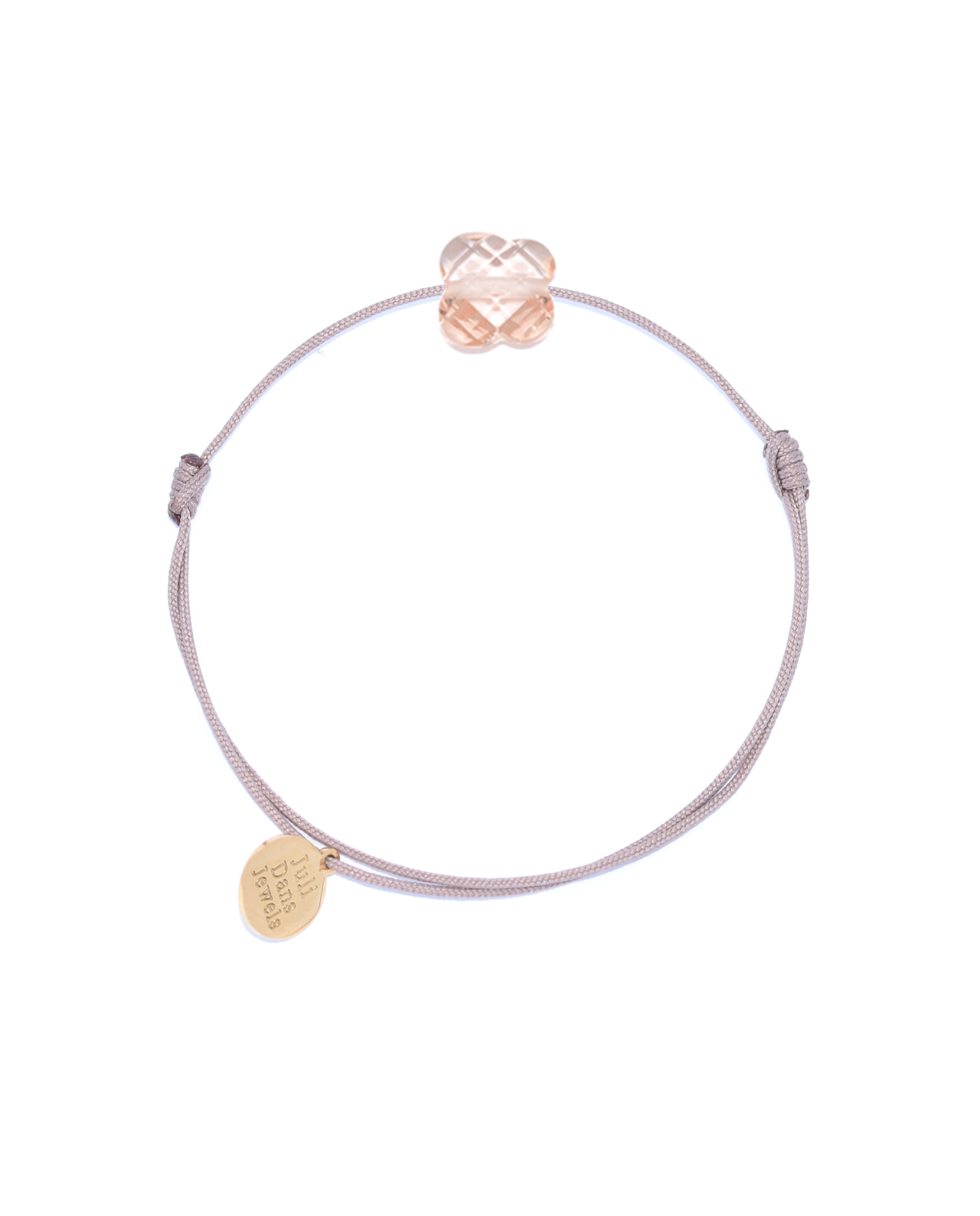Lucky Bracelet Clear Champagne