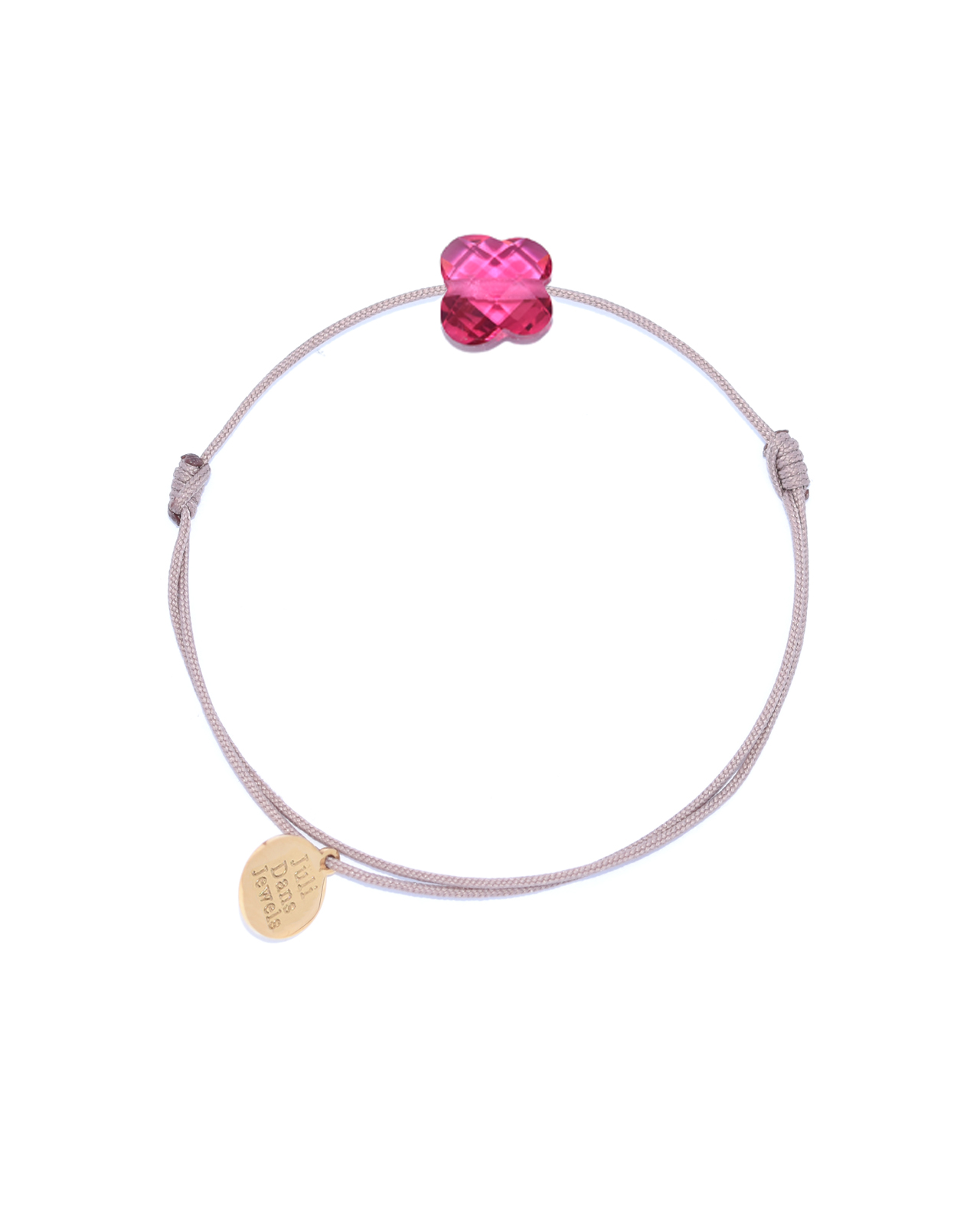 Lucky Bracelet Clear Fuchsia