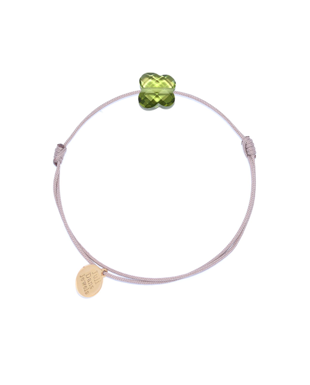 Lucky Bracelet Clear Olive Green