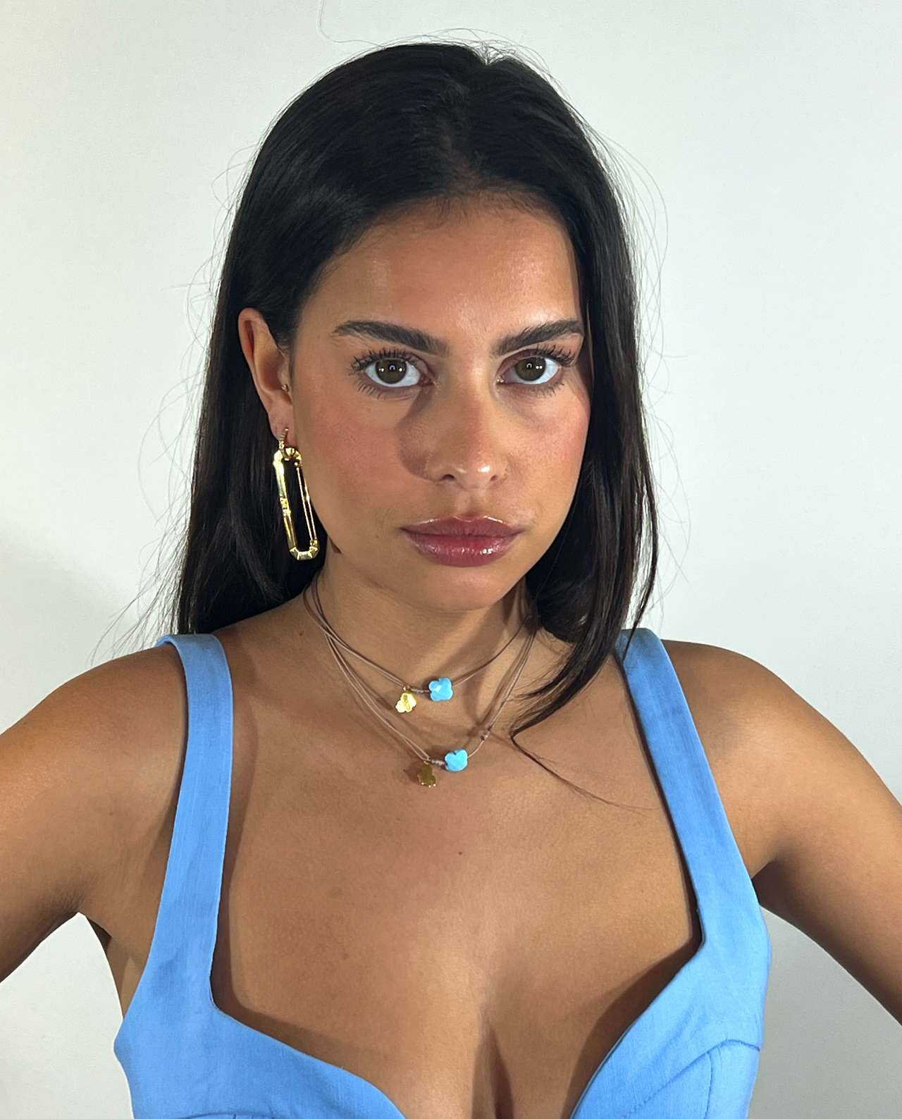 Lucky Necklace Babyblue