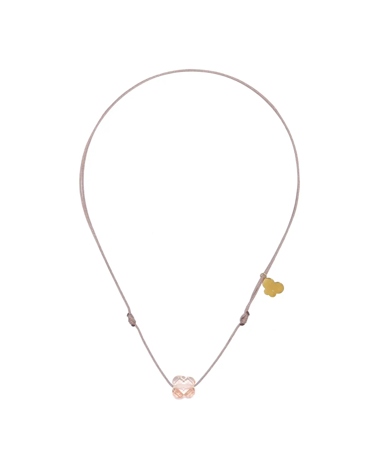Lucky Necklace Clear Champagne