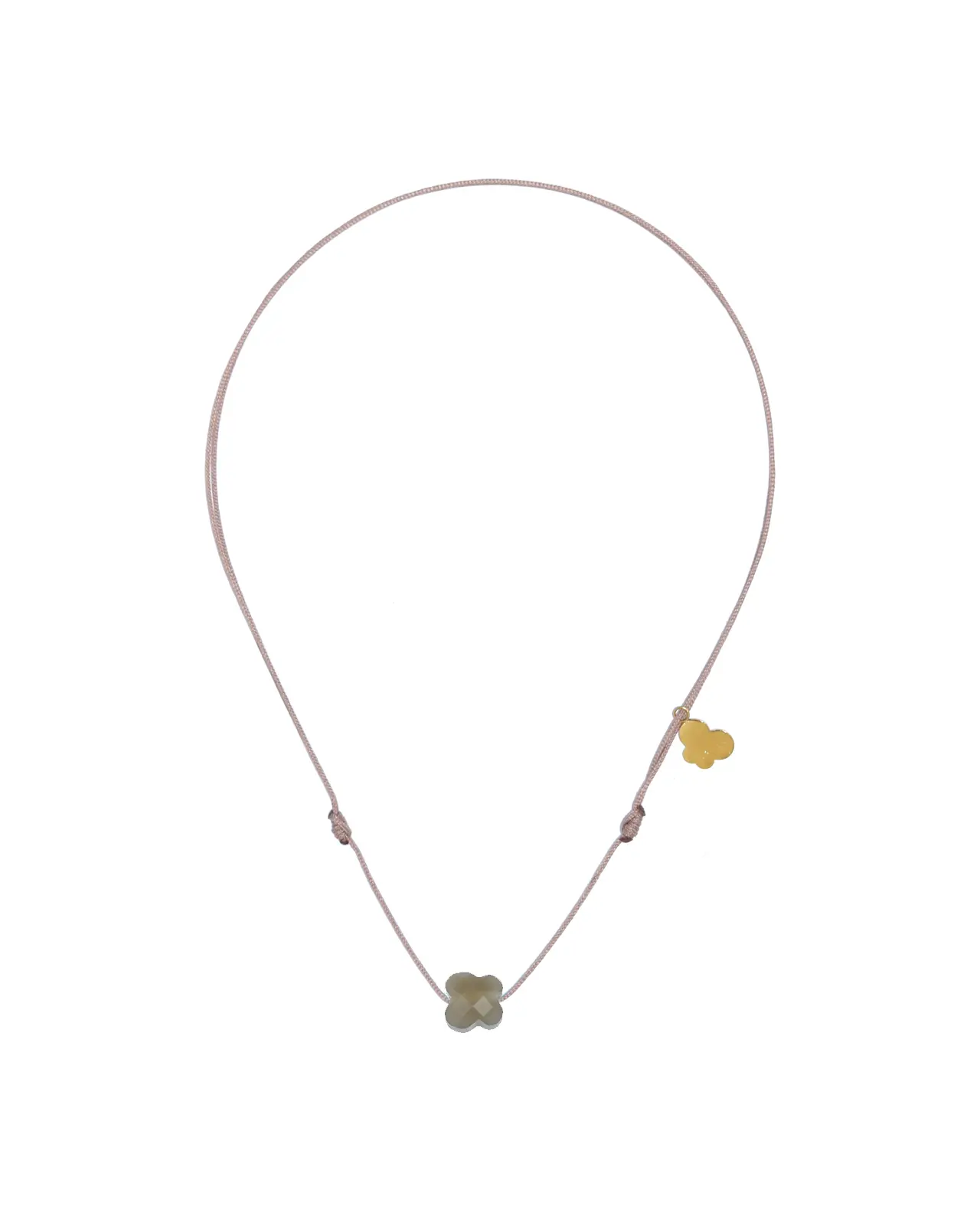 Lucky Necklace Dark Grey