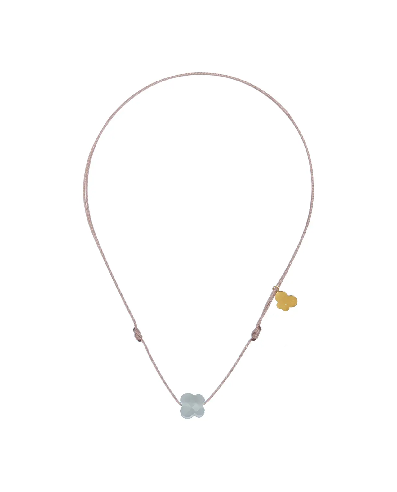 Lucky Necklace Light Grey