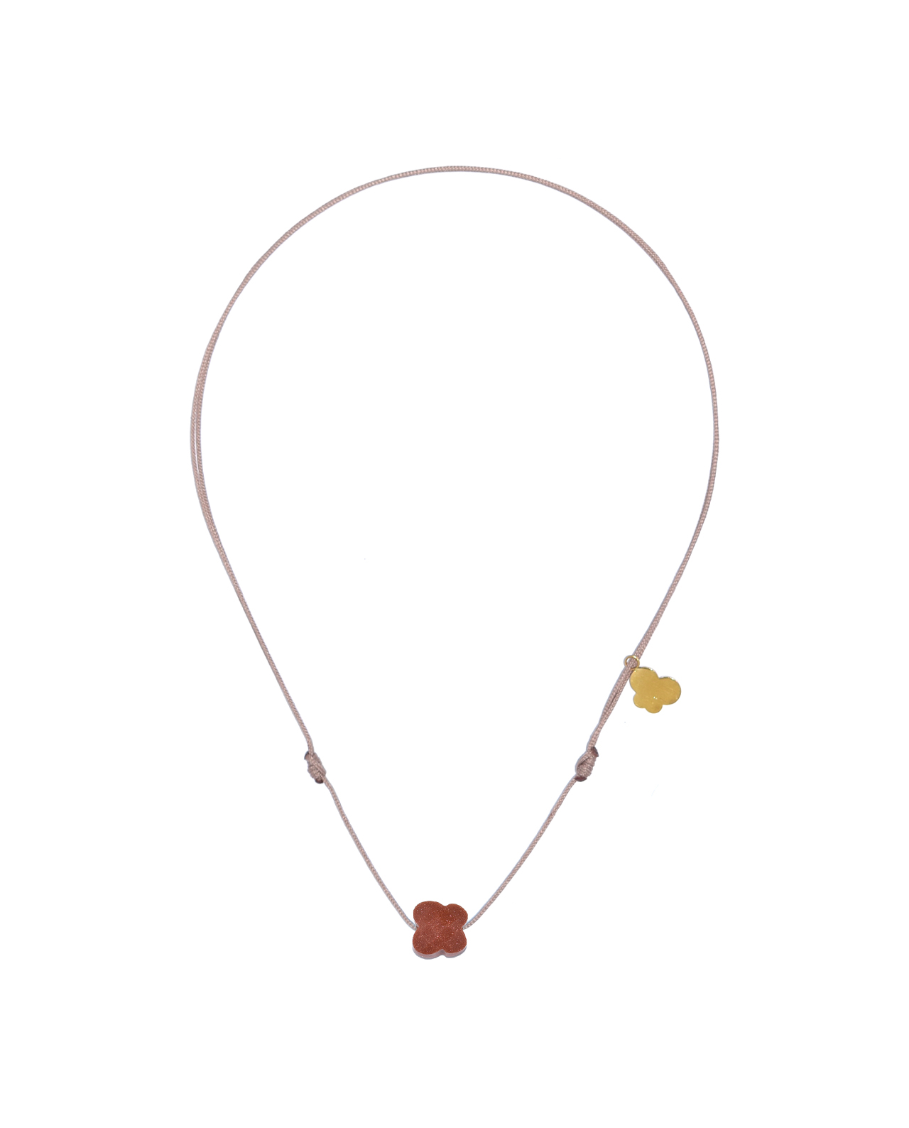 Lucky Necklace Sparkling Brown