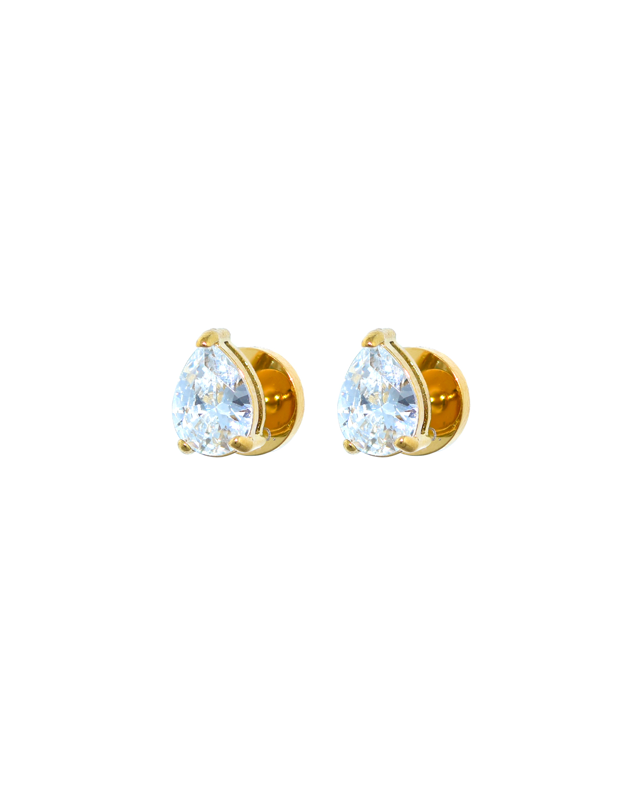 Medium Victoria Pear Oorbellen Goud (6 x 9 mm)