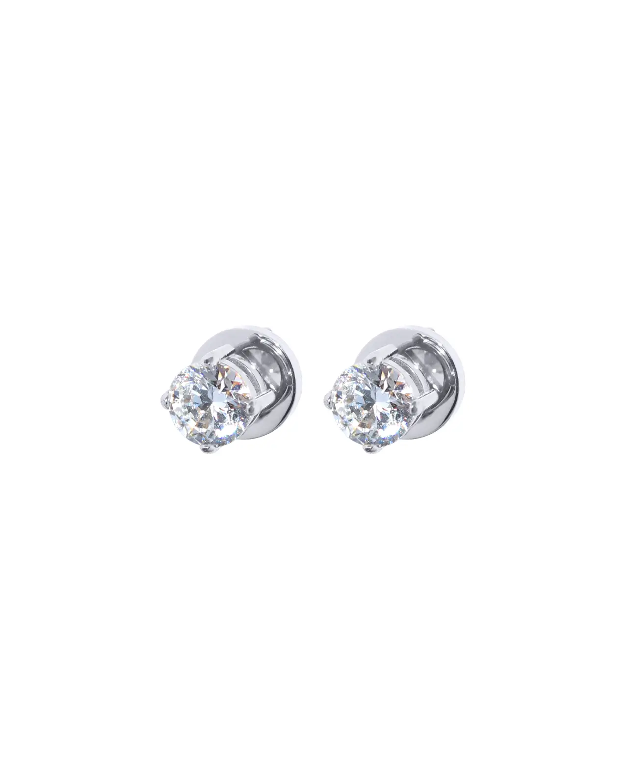Medium Victoria Round Oorbellen Zilver (6 mm)