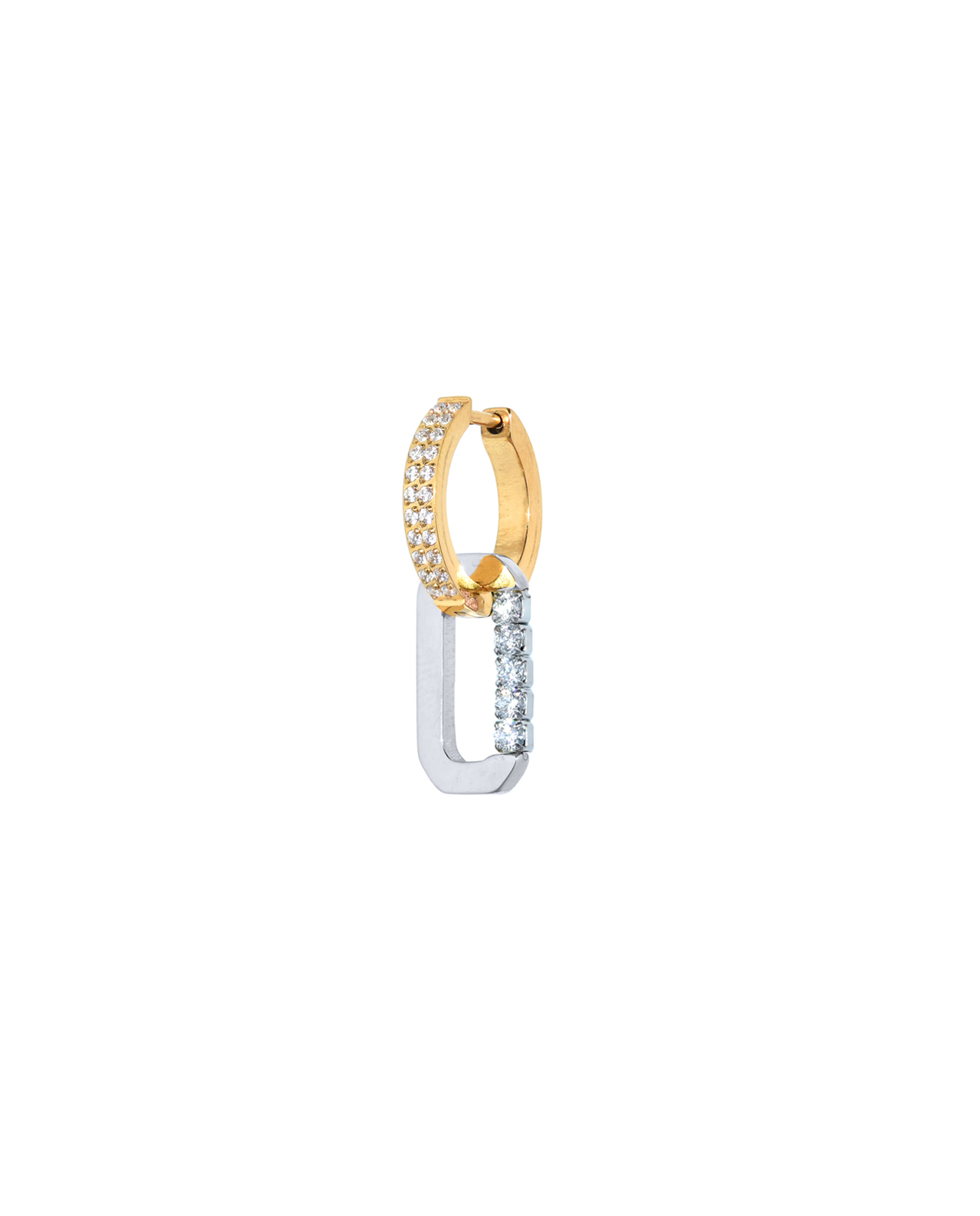 Mini Loulou Oorbel Zilver
