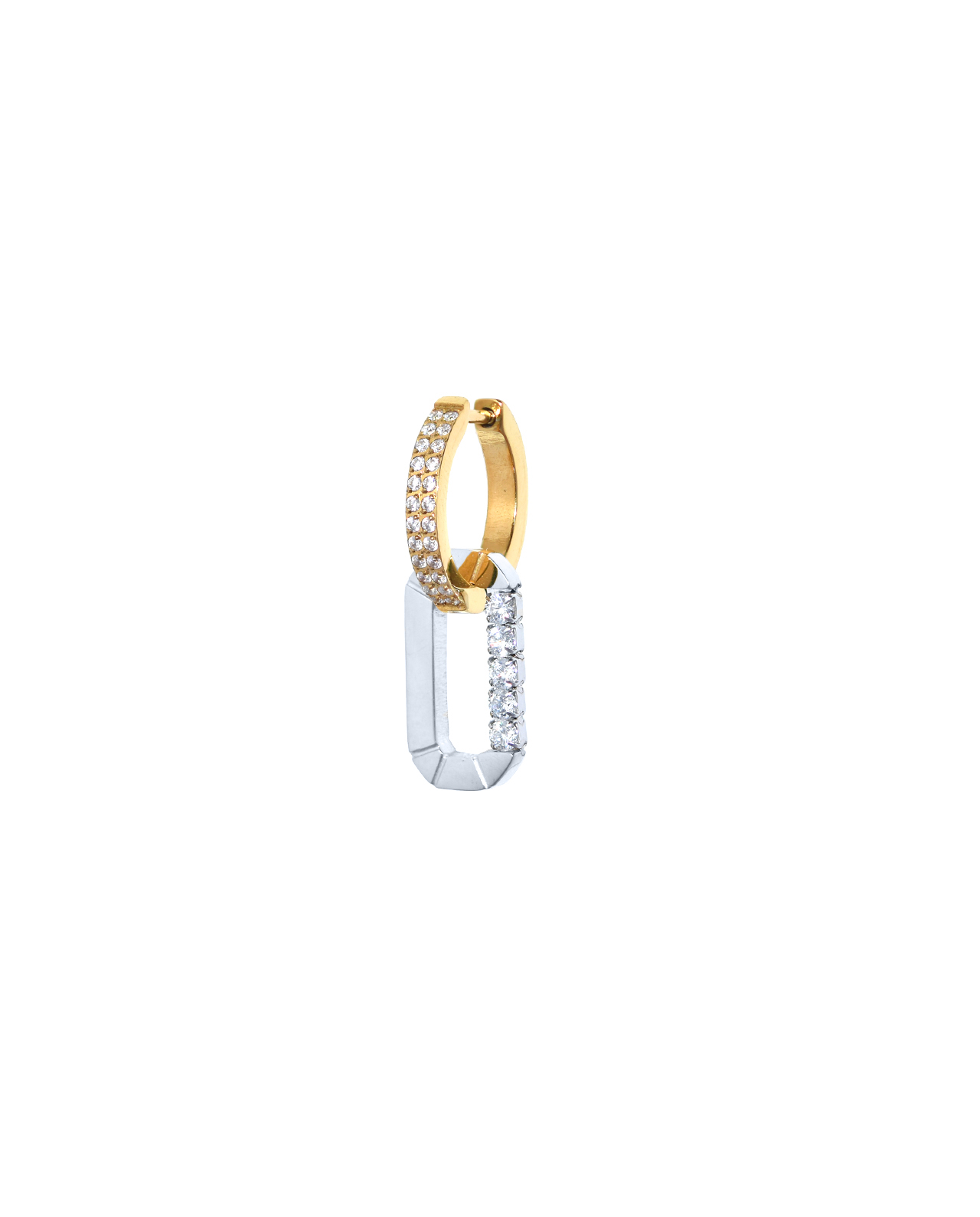 Mini Loulou Oorbel Zilver