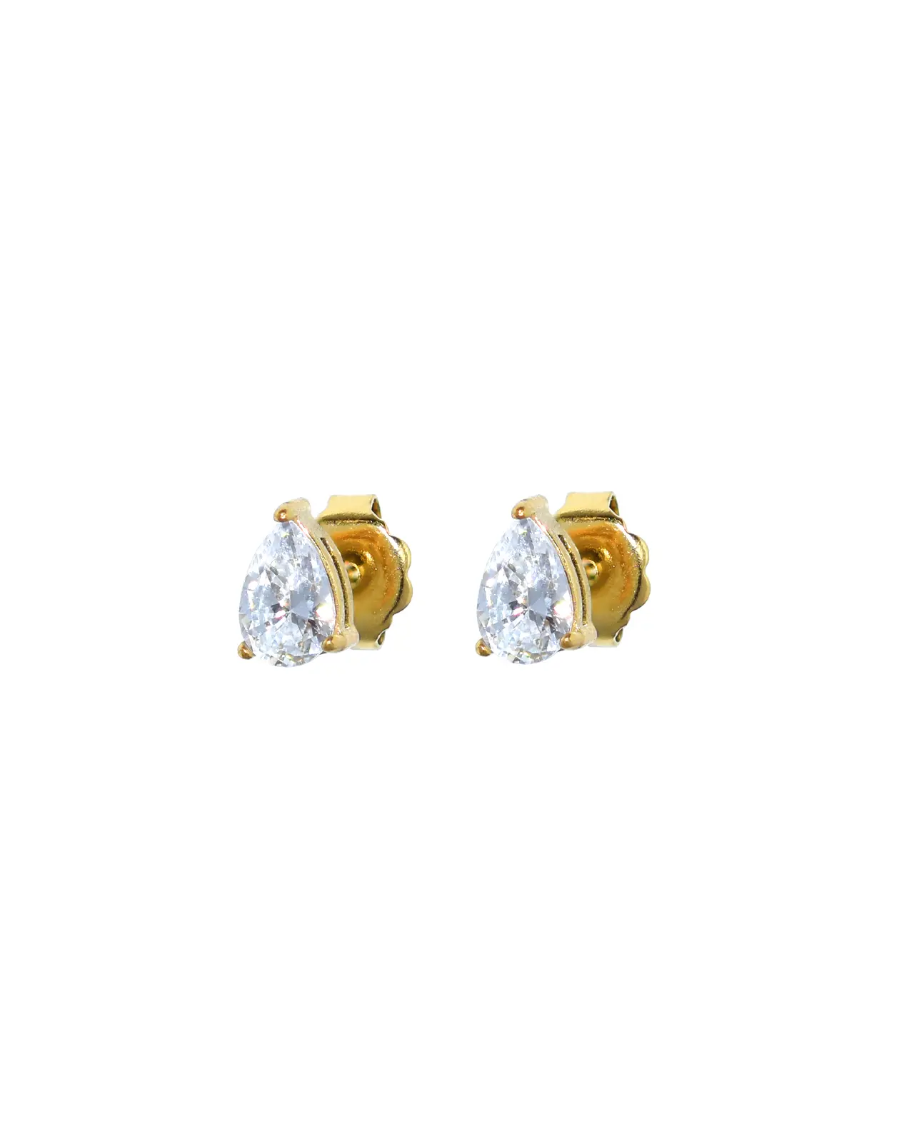 Mini Victoria Pear Oorbellen Goud (4 x 6 mm)