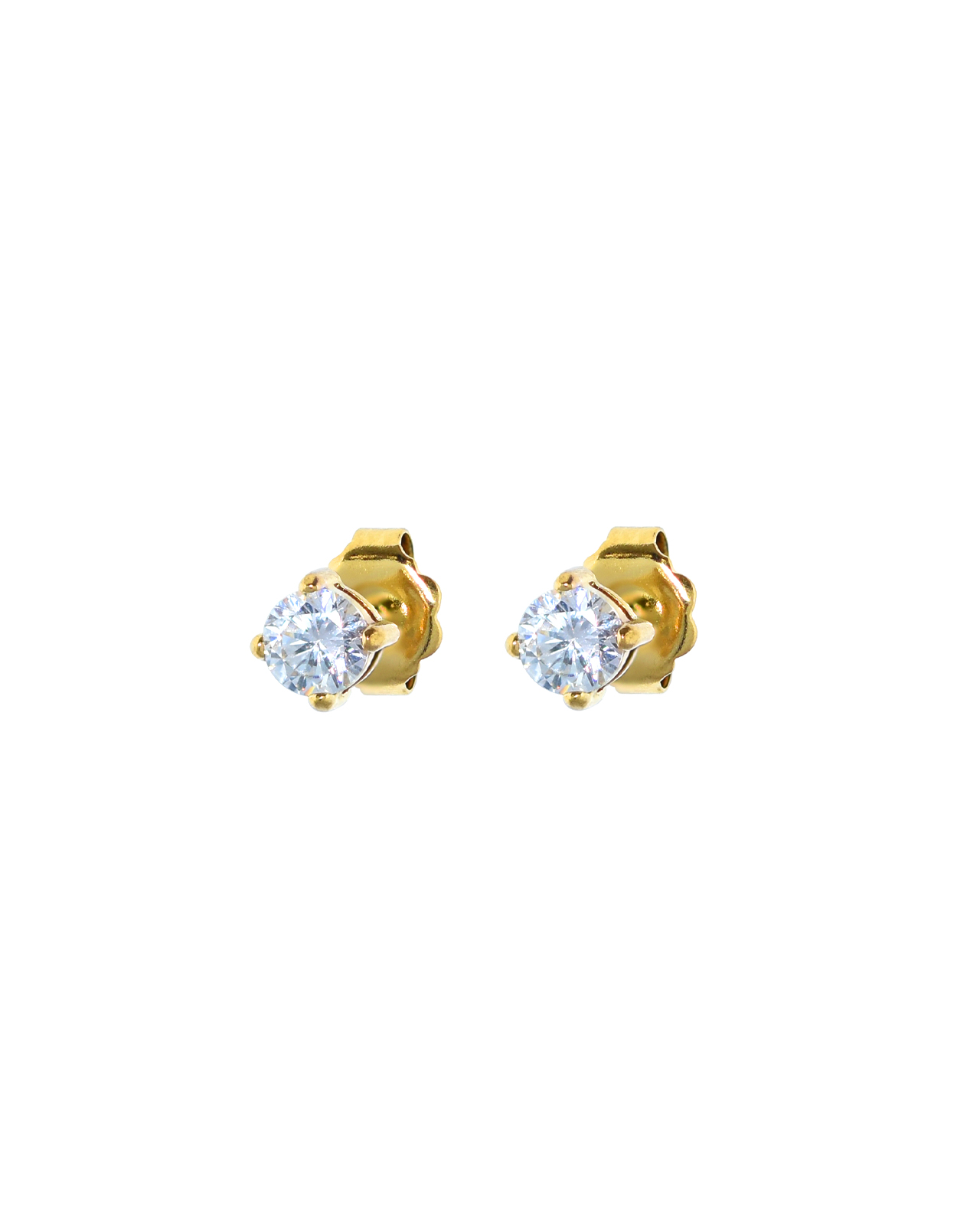Mini Victoria Round Oorbellen (4 mm)