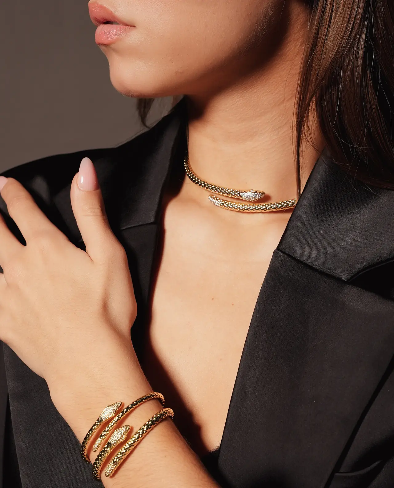 Mini Loulou Ketting Goud
