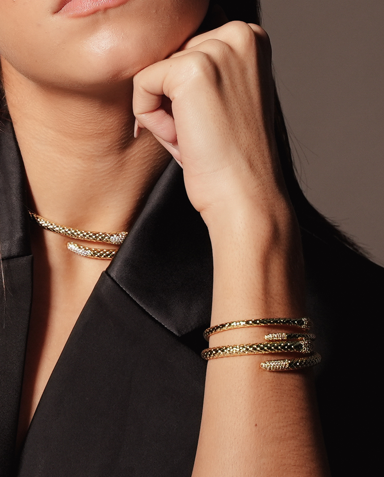 Mini Loulou Ketting Goud