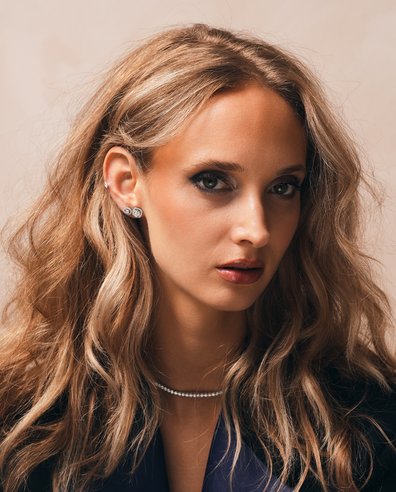 Victoria Open Square Oorbellen Zilver