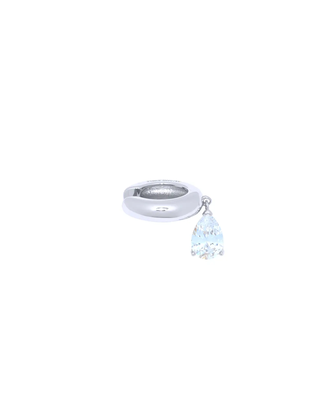 Victoria Pear Earcuff Zilver